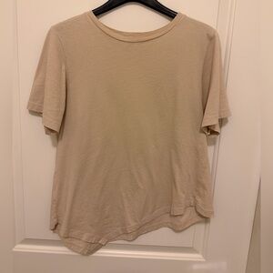 Beige Short Sleeve T-Shirt